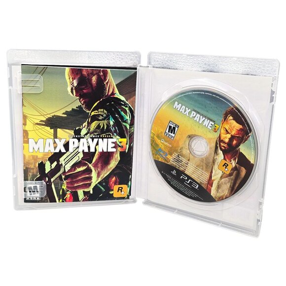 Max Payne 3 PS3 Game Complete With Case Manual & Disc Tested - Picture 3 of 6